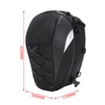 thumbnail image 2 of Motorcycle Tail Bag Handbag Shoulderbag Waterproof  PU Leather Rear Seat Bag for Outdoor Travel Sports Dirt Bike, 2 of 7