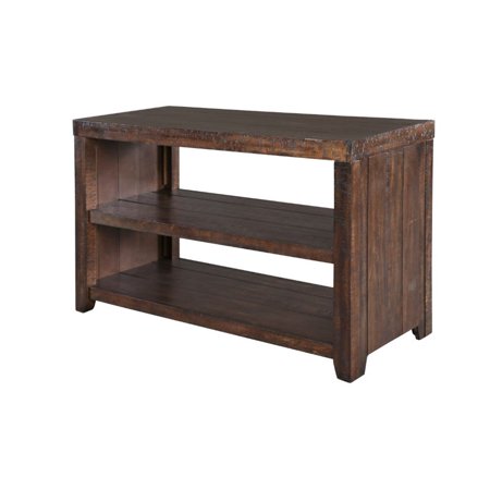 UPC 788093122297 product image for Magnussen Caitlyn Wood Console Table in Distressed Natural | upcitemdb.com