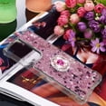 thumbnail image 2 of Samsung Galaxy S21 Ultra 5G 6.8" Case,Creativity Clear Quicksand Glitter Flowing Liquid Floating Soft TPU Case w/Stand Bling Diamond Sparkle Phone Cover for Galaxy S21 Ultra  Rose Gold, 2 of 14