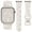 Starlight/White, variant on TOYOUTHS Christmas Engraved Silicone Band Compatible with Apple Watch Band for Women38/40/41/42/44/45/46/49mm, Holiday Soft Silicone Sport Strap for iWatch Ultra SE Series 10 9 8 7 6 5 4 3