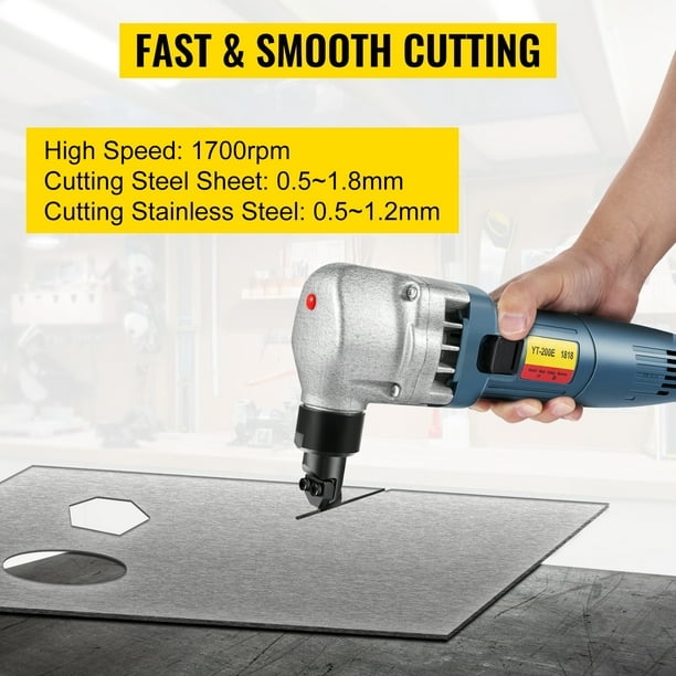 Electric Drill Plate Cutter, Electric Drill Shears Attachment Cutter  Nibbler And Sheet Metal Cutter