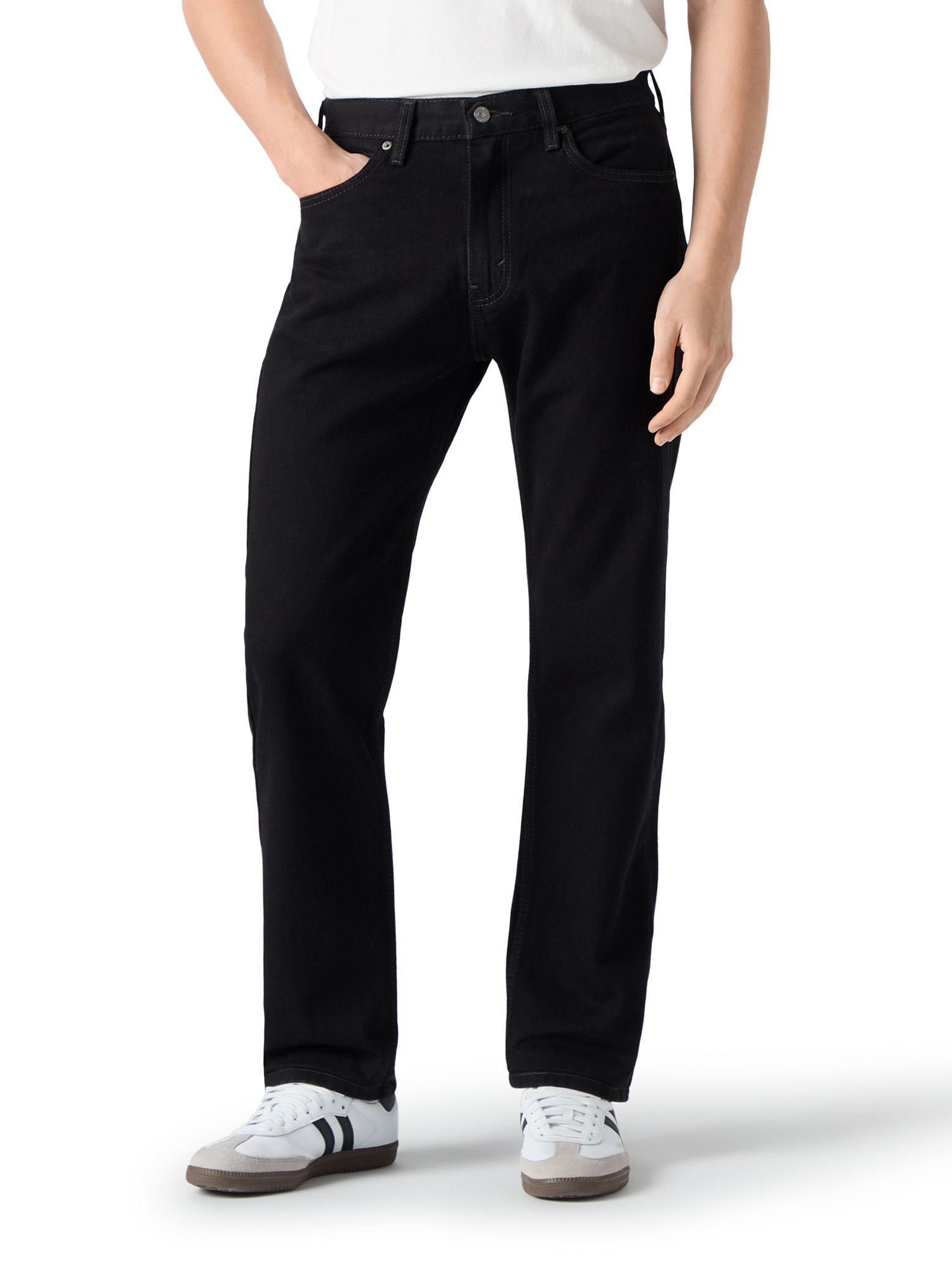 リエゾン１〜２０ Levi's Men's 505 Straight Regular Fit Jeans - Black 31x30 New with