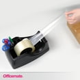 thumbnail image 3 of Officemate 96690 Dispensador de Cinta Reforzado 2 en 1 Reciclado, negro, 3 of 7