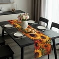 thumbnail image 2 of Sunflower Table Runner 36 Inches Long, Spring Summer Floral Watercolor Botanical Kitchen Coffee Dining Table Decoration for Home Party Birthday Wedding Home Decor 13x36 Inches, 2 of 8