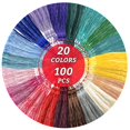 thumbnail image 3 of Borlas para manualidades CREATRILL 13 cm, 100 piezas, 20 colores, DIY, 3 of 6