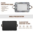 thumbnail image 6 of Yayeee Foldable Storage Basket for Shelves with Handles Waterproof Cloth Bins, Black, 6 of 7