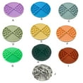 thumbnail image 4 of Feeding Mat Licky Pad Slowing Eating Multicolored Washable Wear-resistance Stable Anti-gulping Practical Universal Gray, 4 of 9