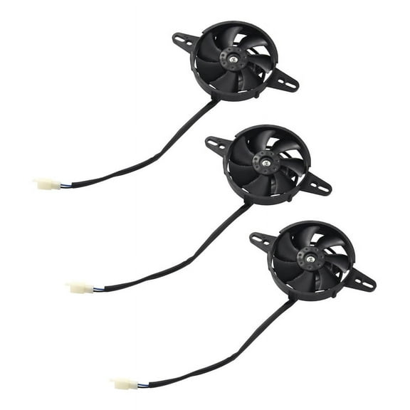 3X Water Cooler New Electric Radiator Cooling Fan for Chinese Atv Quad Go Kart Motorcycle