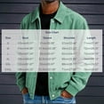 thumbnail image 3 of Mifsaly Mens Corduroy Bomber Jackets Snap Button Collared Jacket Fall Winter Classic Vantage Street Daily Going Out Outfits with Pockets, 3 of 9