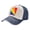 Navy Blue, variant on Pride Rainbow Flag Baseball Cap Distressed Adjustable Vintage Cotton Denim Hat for Women Men