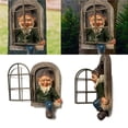 thumbnail image 3 of Escultura De Gnomo De Árbol, Adorno Decorativo, Puerta De Dibujos Animados, Abrazador De Árbol Con Gancho, Escultura De Árbol Caprichoso Para Regalo De Jardín Advancent HA012974-00, 3 of 7