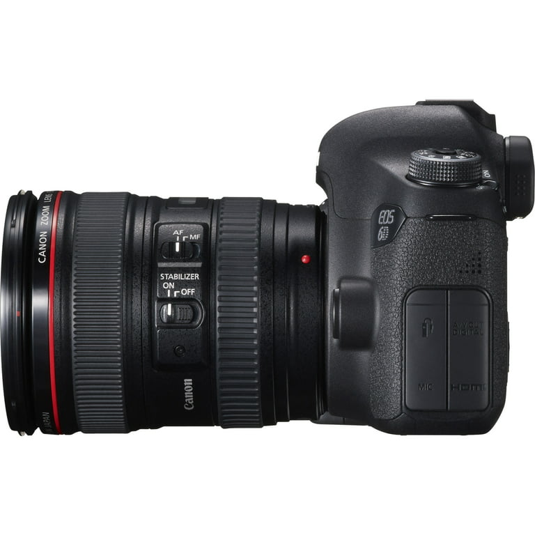 Canon EOS 6D DSLR Camera with 24-105mm f/4L Lens - Walmart.com