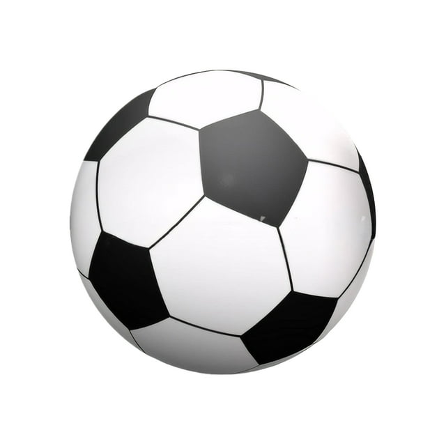 relayinert Ballon de Football Gonflable en PVC Pratique Testé 6P et 7P Ballons de Football Portables (70cm)
