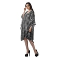 thumbnail image 4 of Moomaya Robe Mi-Longue de Plage en Georgette Courte pour Femmes, Caftan de Plage, Paréo de Bikini, 4 of 4