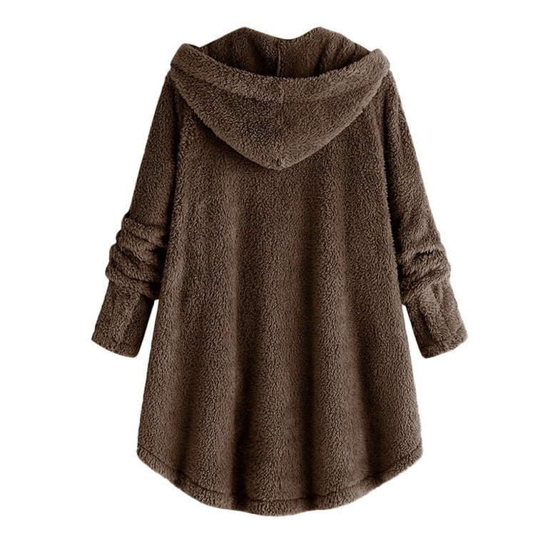 Casual Hooded Loose Long Sleeve Women's Coat Casual Hooded Loose Long Sleeve Women's Coat