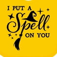 thumbnail image 4 of Inktastic I Put a Spell on You Halloween Magic Boys or Girls Baby Bib, 4 of 4