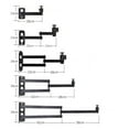 thumbnail image 3 of Projector Wall Mount Bracket With 5KG Load Capacity 360 Degree Adjustable Swiveling 1/4inch For Home Theater, 3 of 8