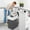 A725# Black home storage organizers clearance under $5, variant on Cagogo Clearance Under $5 Tall Laundry Basket, Large Dirty Clothes Hamper with Handle, Canvas Storage Basket for Blanket, Toy In Living Room, Bathroom, Bedroom