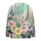 thumbnail image 5 of Cárdigan de punto con estampado informal para mujer, abrigo con botones, 5 of 5