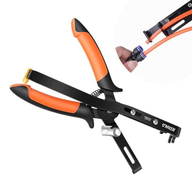 Herramienta de Desconexión para Mangueras de Aire JEEKALO, Pinzas para Desmontaje Rápido de Conectores Push to Connect de 1/4” y 5/16” (6 mm, 8 mm) para Conexiones Neumáticas