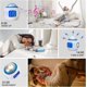 thumbnail image 4 of LED Musical Star Projection Alarm Clock with Calendar Thermometer, Snooze Function and Alarm Clock, Birthday Gift, Digital Alarm Clock for Girls and B, 4 of 5