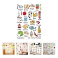 thumbnail image 3 of Shisuyan 2pcs Kitchen Fridge Wall Stickers Vegetables Decals Decors Meat Food Stickers, 3 of 9