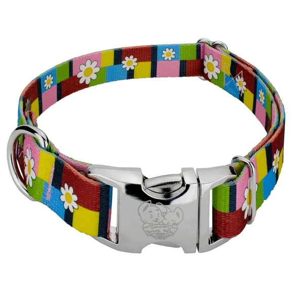 Country Brook Petz® Premium Spring Daisies Dog Collar, Large