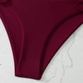 thumbnail image 4 of Awdenio Ladies Tie Side Bikini Bottoms Mid Rise String Bathing Suits Bottom, 4 of 9