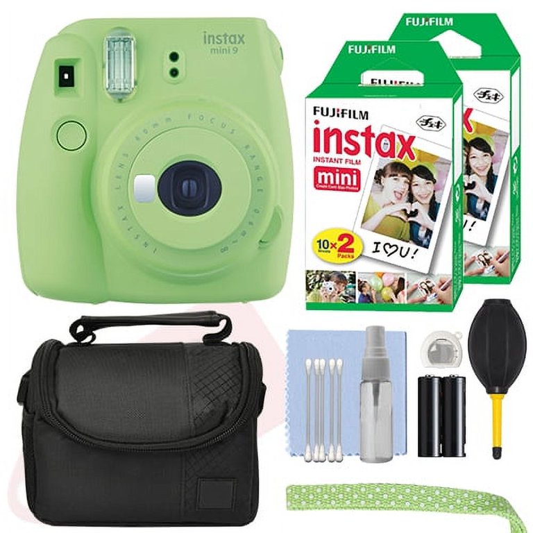 Fujifilm Instax Mini 9 Instant Film Camera Lime Green + 40