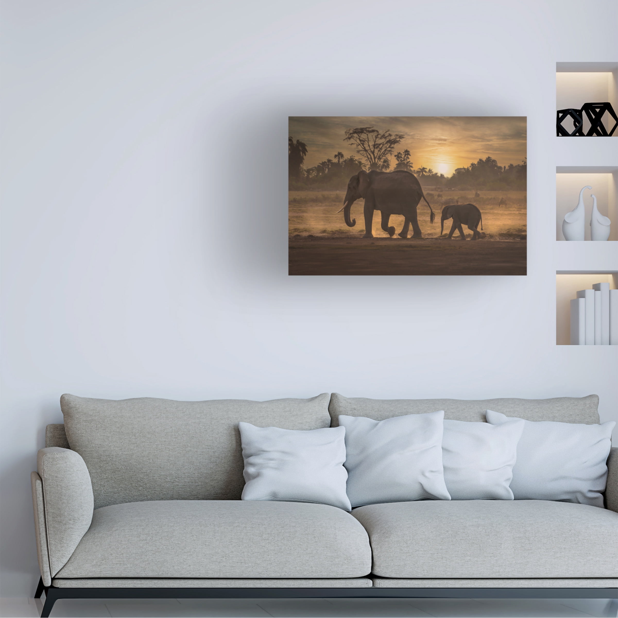Canvas Wall Art - Isam Telhami 'Follow Me' Wall Art for Living Room, Bedroom, or Office DÃ©cor by Trademark Fine Art - 19 x 12 Inches