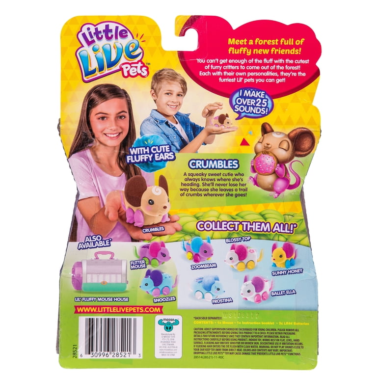 Little Live Pets Mouse Single Pack, Crumbles - Walmart.com