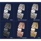 thumbnail image 3 of 12 13 14 16 17 18 19 20 21 22 23 24 Mm De Ancho Carouse Sólido Correa De Acero Inoxidable Cabeza Plana/Codo Banda De Reloj De Enlace Pulsera De Mariposa Hebilla Con Herramientas Libre, 3 of 4