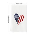 thumbnail image 3 of huayou 4th of July Patriotic Theme Towel, 15.8x23.6 Inch Red White Blue Prints Towel, Soft Quick Dry Towel for Party, Bathroom, Kitchen, 3 of 6