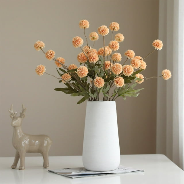 Staron Simulation Flowers under $5! Artificial Floral Stems Yellow for Cheerful Decor