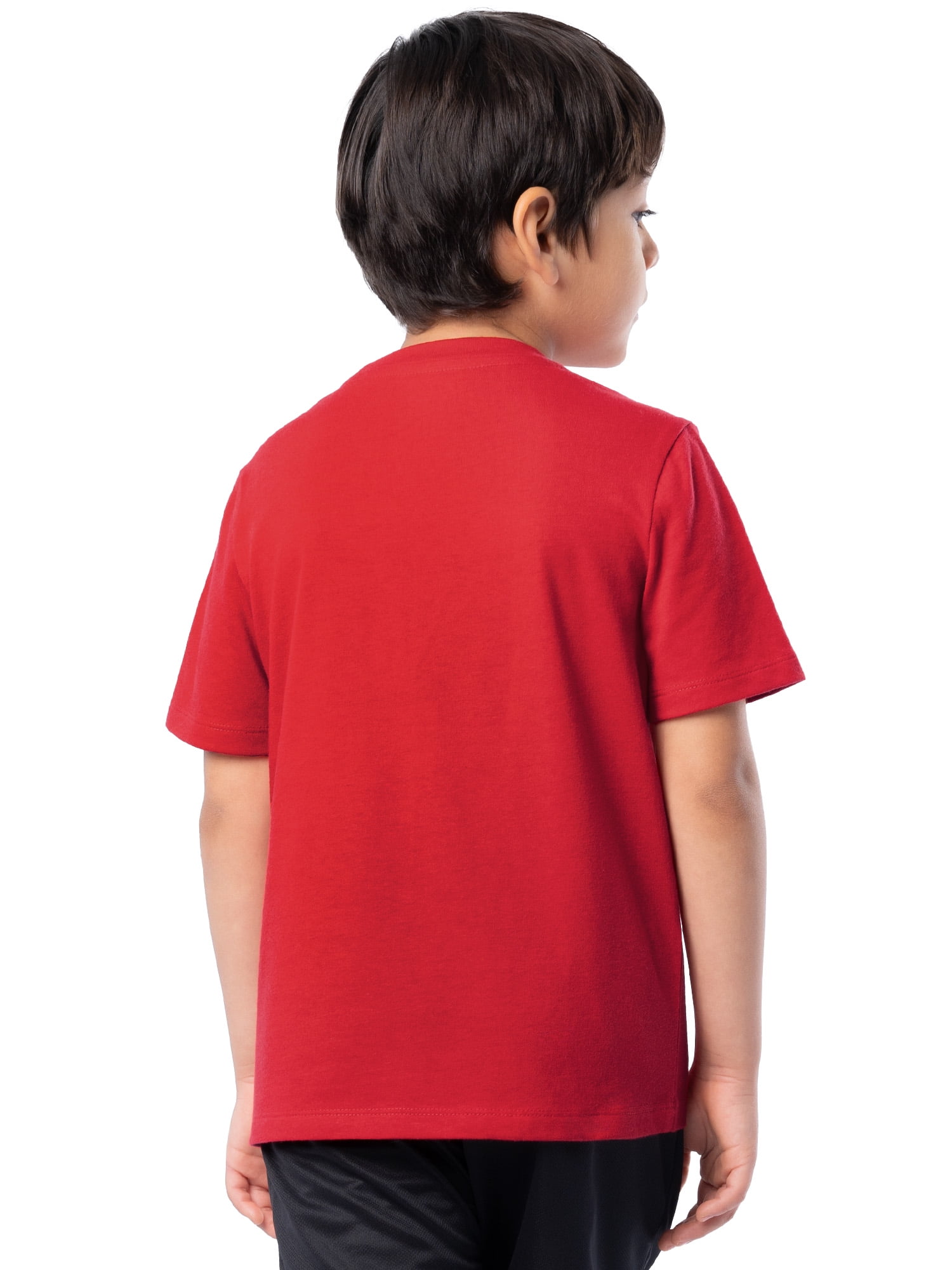 Athletic Works Boys Active Short Sleeve Graphic T-Shirt, Sizes 4-18 & Husky