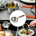 thumbnail image 3 of Gerich Pot Gravy Stainless Steel Milk Pot Small Sauce Pan Saucepan Non Stick, Saucepan 5 Ounce Silver, 3 of 10