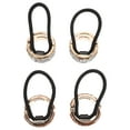 thumbnail image 3 of 4pcs Bagues de Manchette de Cheveux Strass Ponytail Titulaire Poignets Femmes Accessoire de Cheveux, 3 of 7
