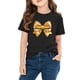 thumbnail image 2 of Blusas y camisas de manga corta con cuello redondo para niños y niñas, camisetas gráficas de manga corta, blusas con estampados bonitos para la temporada escolar., 2 of 9