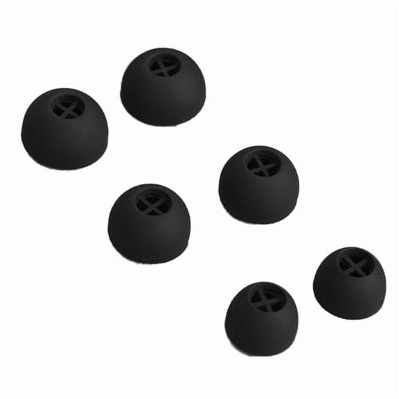 3Pairs Silicone Eartips SML Ear Tips for Sennheiser CX CX400bt / Momentum 3 Sports Earphone Case Replacement Earbuds