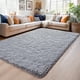 thumbnail image 2 of Alfombra de Área de Peluche Suave Gris Chicrug 274x366 cm 9x12 ft, 2 of 9