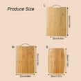 thumbnail image 5 of Milue 3Pcs Double Sided Thickened Wood Cutting Board Rectangular Chopping Board, 5 of 7