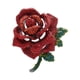 thumbnail image 2 of Broche del día de San Valentín con diamantes de imitación para mujer, broche romántico de Metal con solapa, flor rosa, Pin para cumpleaños, banquete,, 2 of 8