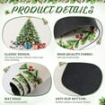 thumbnail image 3 of Retro Christmas Tree Dish Drying Mat for Kitchen Counter 12x19.5 Inch Christmas Coffee Bar Mat Small Absorbent Holiday Dish Drainer Pad for Winter Kitchen Decor, 3 of 6
