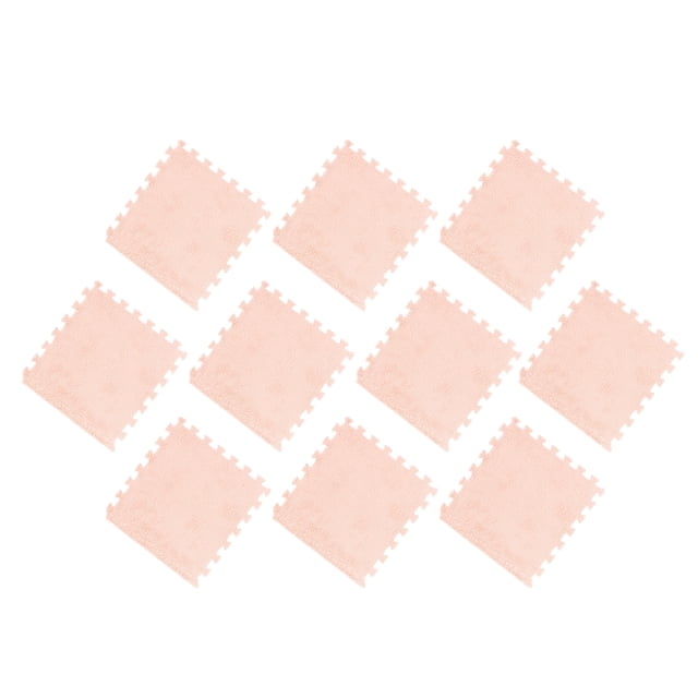 Baby Play Mat, Interlocking Puzzle Foam Floor Mats, Colorful Jigsaw Puzzle Playmat for Playing, Exercise Mat for Home Workout, 10pcs Squares Plush Mat, Interlocking Tiles for Gym