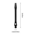 thumbnail image 2 of Raindrops Professional Dart Shafts Replacement Stems Black Aluminum Alloy 15 Pieces for Darts Accessories, 2 of 8