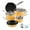 Yellow, variant on Farberware Style 10 Pcs Nonstick Cookware Set with Cooking Tools, Dishwasher Safe and Oven Safe to 500°F, Blue