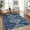 Blue, variant on Garvee Runner Rugs 2'x6' Washable Rug Indoor Bedroom Runners Bohemian Farmhouse Runner Rugs for Kitchen Hallway, Gray