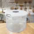 thumbnail image 4 of Large Airtight Food Storage Container Bin ABS Rice Bin Rice Dispenser Transparent Sealed Rice Storage Container Bucket Kitchen Supplies, 4 of 7