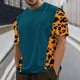 thumbnail image 2 of Camisetas de Manga Larga para Hombres, Camiseta Deportiva de Impresión Casual de Nueva Moda, Blusa de Cuello Redondo de Manga Corta, 2 of 9