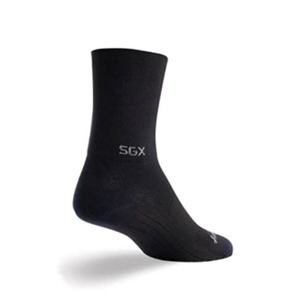 SockGuy SGX Socks, 3/4 Crew, SGX5 Raceday, S/M (M 5 9, W 6 10) comes with a sock ring
